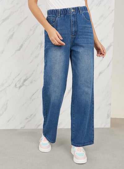 Buy Relaxed High Fade Jeans in Saudi Arabia