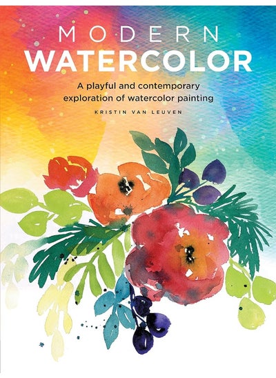 Buy Modern Watercolor: A playful and contemporary exploration of watercolor painting in UAE