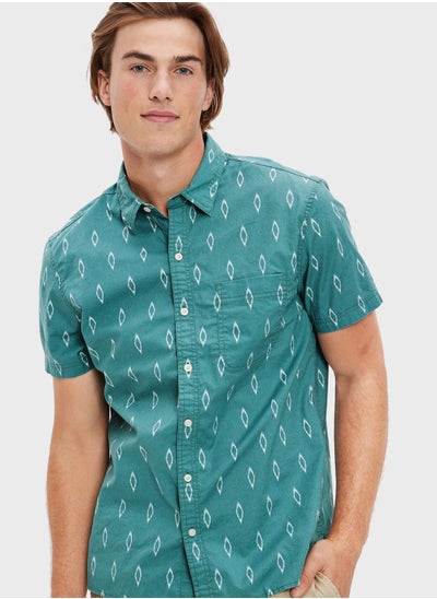 Buy Printed Regular Fit Shirt in UAE