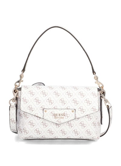Buy GUESS Eco Brenton Flap Shoulder Bag - A cool cross body bag with flair in UAE