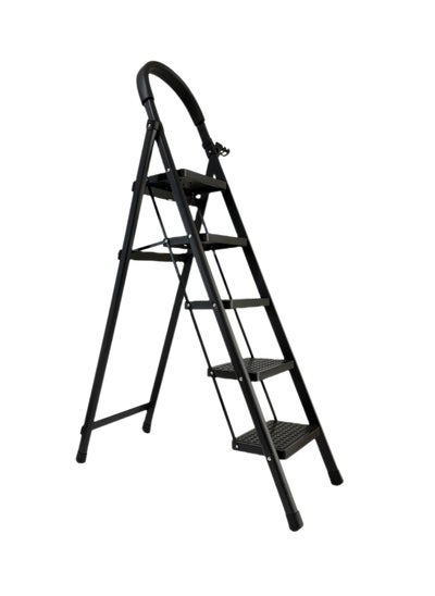 Buy 5 Steps Ladder，Foldable Ladder 5 Steps，Home Ladder 5 Step（Black） in UAE