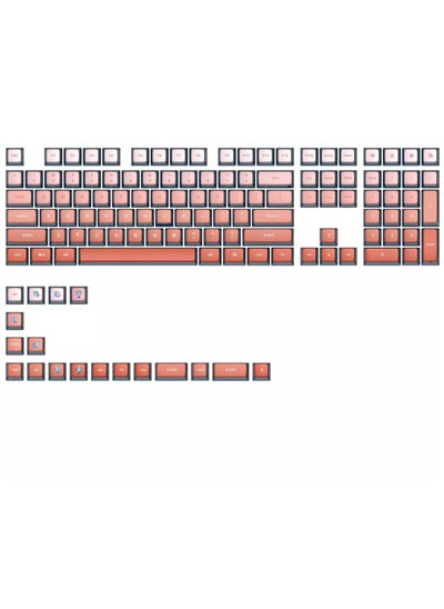 Buy GK7 PBT Translucent Keycaps Compatible with 60%/65%/75%/80%/96%/100% Keyboard Layout (Blue Enchantress) in Egypt