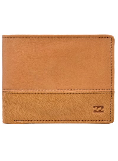 Buy Billabong Mens Genuine Leather Brown Wallet in UAE