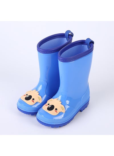 Buy Childrens rain boots cartoon boys and girls Baby students rubber shoes rain boots cartoon childrens water shoes a generation of hairBlue Koala Bear Blue Koala Bear in Saudi Arabia