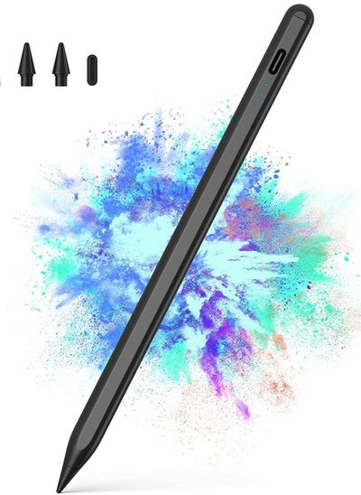 اشتري Precision Stylus Pen with Palm Rejection, Compatible with Apple iPad 6th to 8th Generation (2018-2020), Fine Tip, No Lag, High Sensitivity, Perfect for Writing, Drawing في الامارات