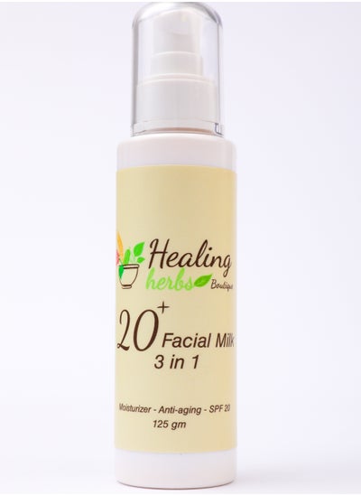 Buy Facial Milk 20+ 3 in 1 (Anti-aging, Moisturizer, SPF20) in Egypt