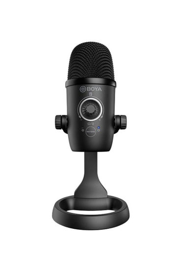 اشتري BY-CM5 USB Condenser Microphone High-Quality sound For podcasting, Straming and instrument recording - Black في السعودية