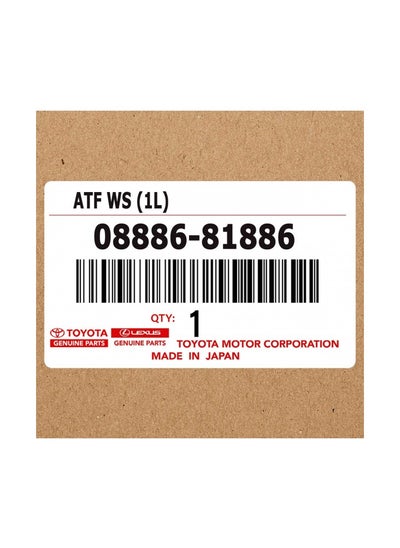 Buy Toyota ATF WS 1 Ltr 08886-81886 ATF WS Genuine Automatic Transmission Fluid for Smooth Shifting in UAE