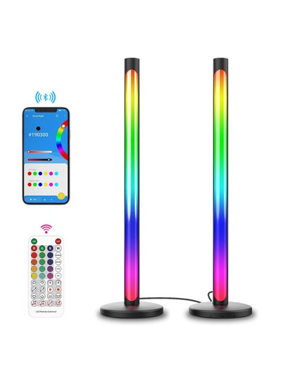 Buy Seelky 2 pcs Smart Led Light Bars,RGB Color Changing Gaming Lights with Music Sync,Ambiance Backlights with Bluetooth APP Control for TV, Gaming,PC,Party,Entertainment and Room Decoration in Saudi Arabia