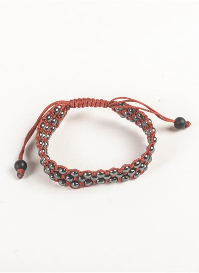 Buy Multi Layers Paracord Bracelet with Oxidant Onyx Beads in Egypt