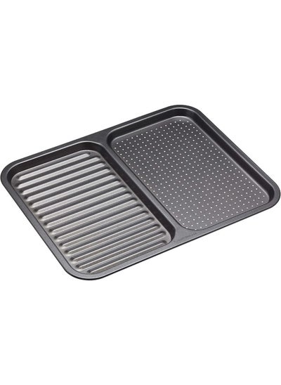 Buy Masterclass Non-Stick Divided Baking Tray, 39X31X18Cm, Sleeved in UAE