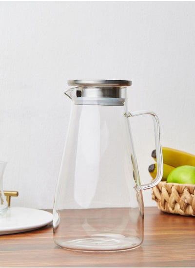 Buy Borosilicate Glass Carafe Jug 1800Ml in Saudi Arabia