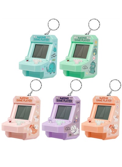 Buy 5 Pack Mixcolor Mini Game Console Keychains Video Game Party Favors Perfect for Kids Classroom Birthday Parties, Holidays and School Activities in UAE