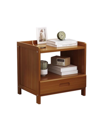 Buy Sharpdo Home Modern Simple Bedside Table, Nightstand with Drawer Storage Cabinet 42*30*40cm in UAE