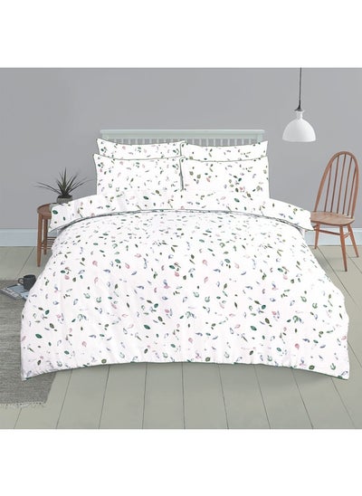 Buy Petals Single-Sized Duvet Cover Set, Multicolour - 135X200 Cm in UAE