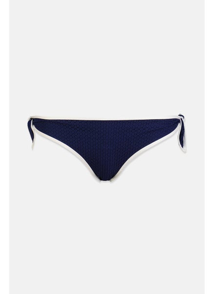 اشتري Women Textured Bikini Bottom, Navy في السعودية