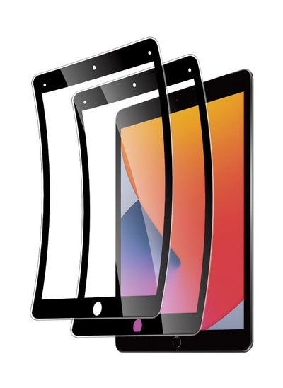 اشتري Moxedo Glass Screen Protector Impact Resistant Flexible Ultra HD Clear Compatible for Apple iPad 10.2 Inch (9th/8th/7th Generation, 2021/2020/2019) 2 Pack في الامارات