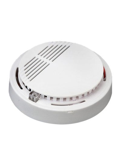 Buy Wireless Smoke Detector Sensor System Fire Smoke Alarm White in Saudi Arabia