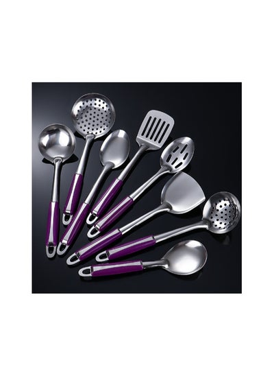 اشتري New Stainless Steel Spatula Eight Piece Set في السعودية