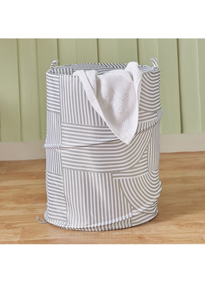 اشتري Aristo Printed Polyester Laundry Hamper 42 x 55 x 42 cm في السعودية