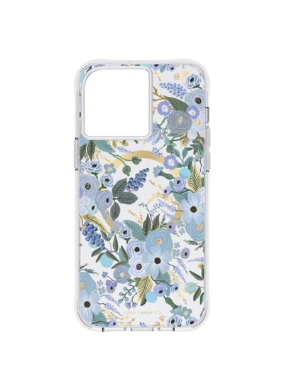 Buy RIFLE PAPER CO. iPhone 14 Pro Max - Garden Party Blue with Magsafe in UAE