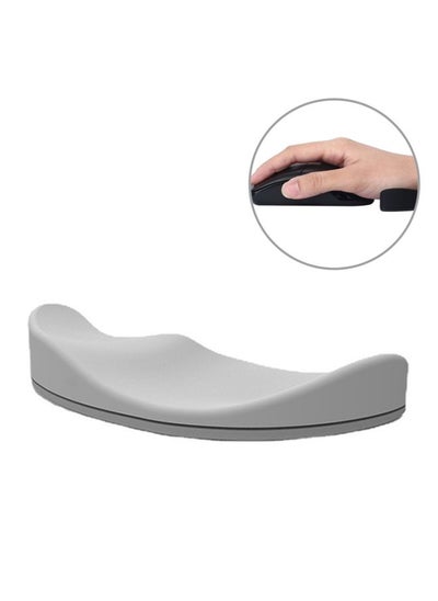 اشتري Silicone Wrist Support Mouse Pad Mobile Palm Rest Office Hand Rest, Spec:Grey Right Hand في السعودية