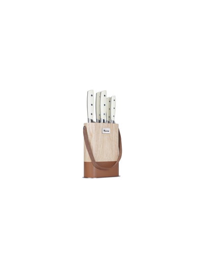 Buy Home Egypt 6 Piece Knife  Block Set - 7-KW6660 in Egypt