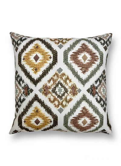 Buy Soft Cotton Cushion Cover With Colorful Andalusian Graphics Printed 45x45 Cm in Saudi Arabia