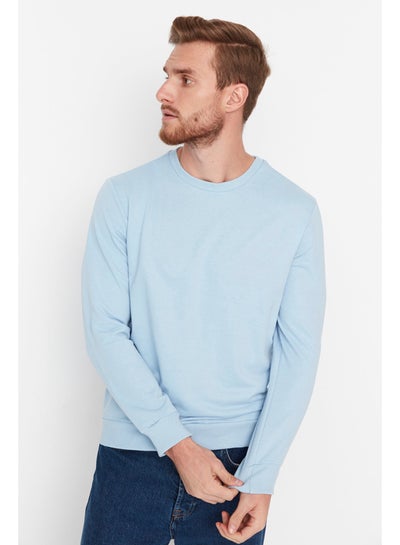 Buy Sweatshirt - Blue - Regular fit in Egypt