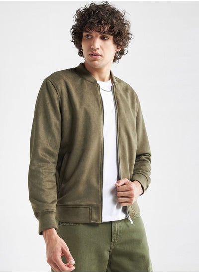 اشتري Zip Through Bomber Jacket في السعودية