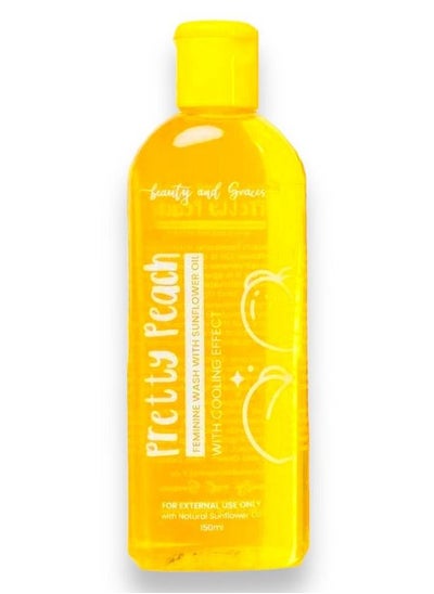 Buy Pretty Peach Feminine Wash With Sunflower Oil 150 Ml in Saudi Arabia