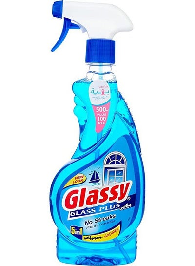 Buy Glassy Glass & Window Cleaners With Aquamarine Scent , 600 ml in Egypt