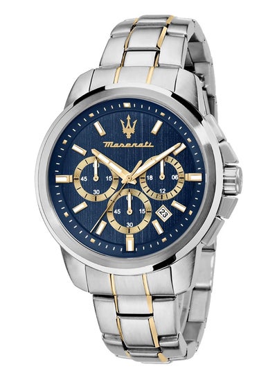 Buy Maserati Successo Mens Chronograph 44mm Chr Blue Dial Watch R8873621016 in Saudi Arabia