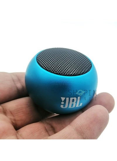 Buy M3 Mini Portable Bluetooth Speaker – Blue, Compact, Wireless with Exceptional Audio in UAE