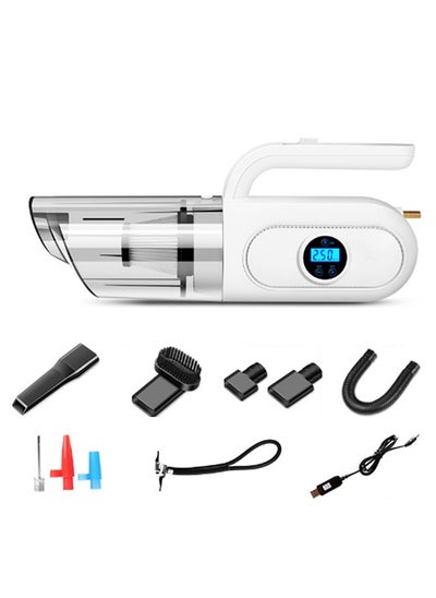 Buy Multifunctional Car And Home Vacuum Cleaner( 4 in 1 )–12V–2000mAh –10000Pa –120W in Egypt