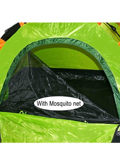 Buy Campmate Automatic Tent 2 Person With Mosquito Net And Zip Window 190X140X105Cm Zrt075 in UAE