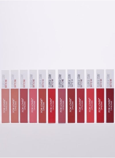 Buy 12-Piece SUPERSTAY MATTE INK LIPGLOSS in Saudi Arabia