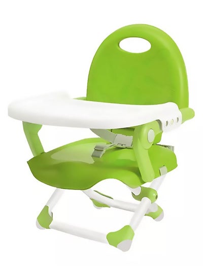 Buy 3-in-1 Baby Feeding High Chair with Removable Tray and Adjustable Legs with Safety Harness and Footrest / Green in Saudi Arabia