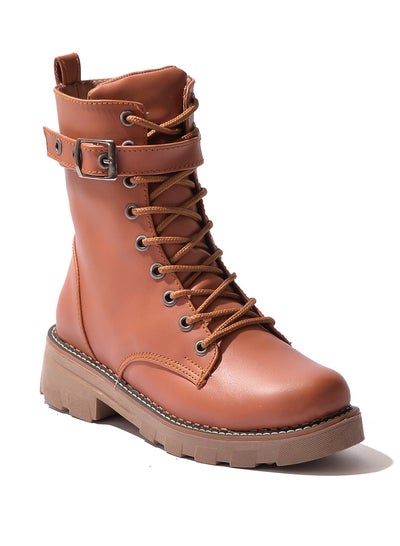 Buy Half Boot Leather Buckle-Havan in Egypt