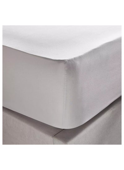 Buy Everyday Microfibre Super King Fitted Sheet - 200x205 cm in Saudi Arabia