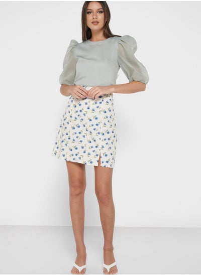 Buy Ditsy Bodycon Skirt in Saudi Arabia