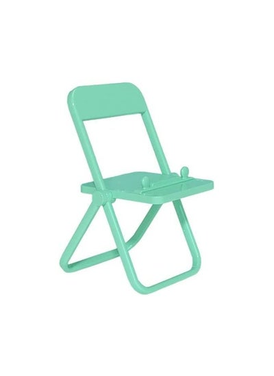 Buy Chair Adjustable Phone Holder Stand Foldable Mobile Phone Stand Desk Holder Universal Lazy Bracket Compatible with Any device Green in Egypt