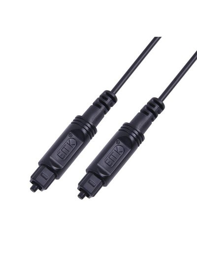 Buy 20m EMK OD2.2mm Digital Audio Optical Fiber Cable Plastic Speaker Balance Cable(Black) in Saudi Arabia