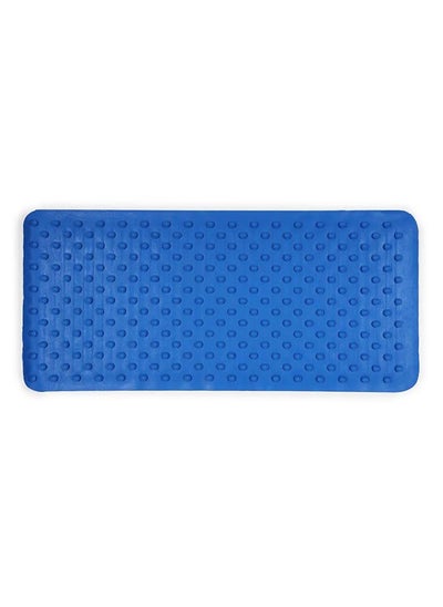 Buy Rubber Mat, Blue - 35x75 cms in UAE