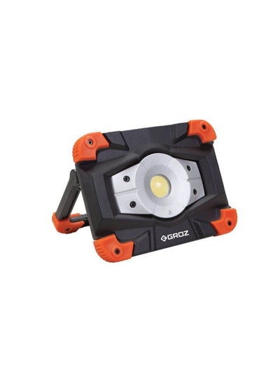 Buy Groz Impact Resistant Flood Light 10 Watts LED/550 (4x3 Watt) in UAE