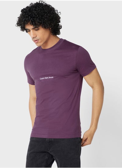 Buy Logo Crew Neck T-Shirt in Saudi Arabia