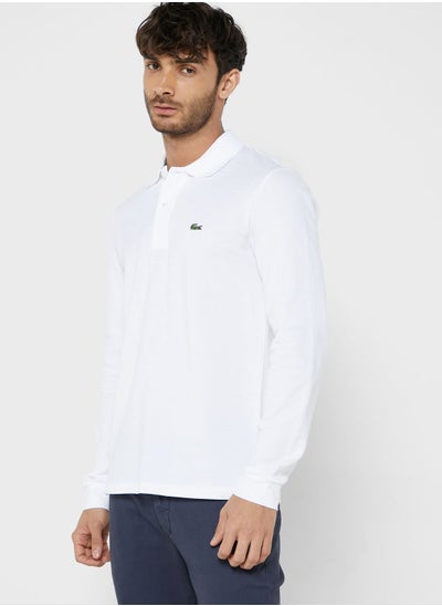 Buy Chest Logo Full Sleeve Polo in Saudi Arabia