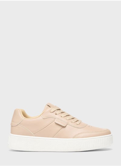 اشتري Lace Up Low Top Sneakers في السعودية