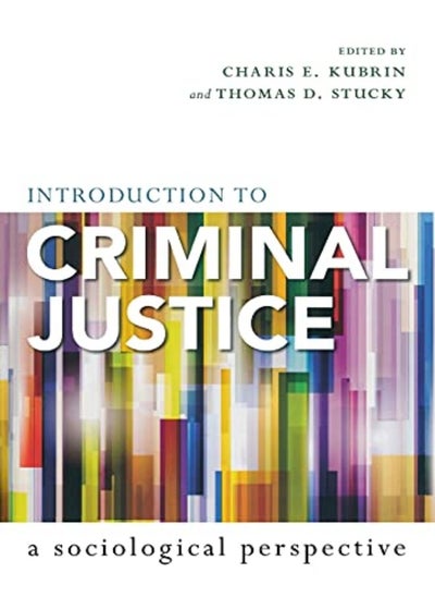 اشتري Introduction to Criminal Justice: A Sociological Perspective في الامارات