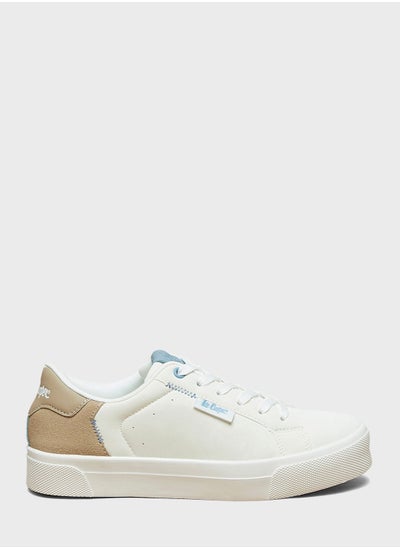 Buy Lace Up Low Top Sneakers in Saudi Arabia